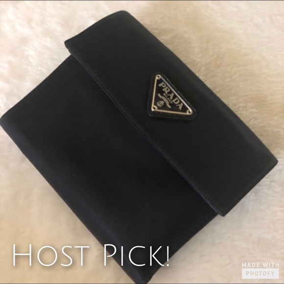 prada tessuto nylon wallet